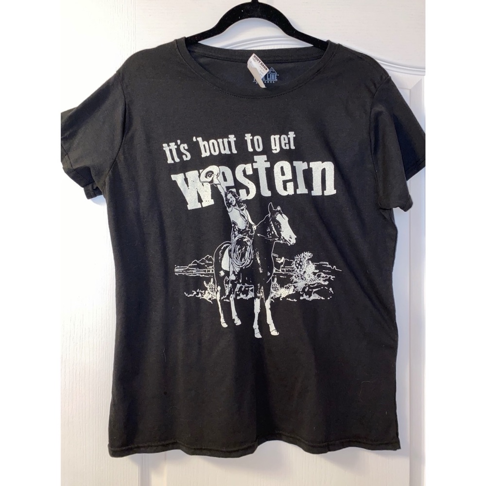 It’s ‘bout To Get Western Graphic Tee